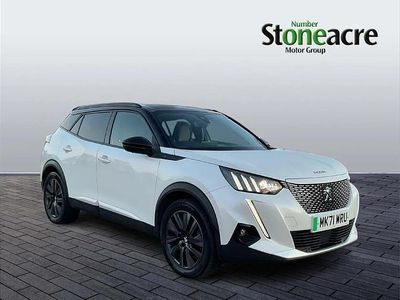 White Used 2021 Peugeot e-2008 Premium SUV | £13,495 (Fair price)