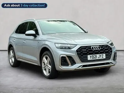 Used Audi Q5 S-Line 204 HP (150 kW) 2021 Silver SUV