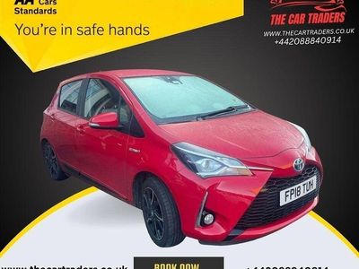 Red Used 2018 Toyota Yaris Hybrid Design Hatchback | £10,488 (Fair price)