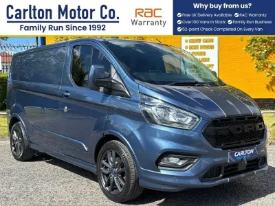 Usado Ford Transit Custom Sport 185 CV (136 kW) 2020 Azul Van