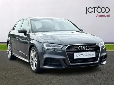 Used Audi A3 S-Line 187 HP (137 kW) 2020 Grey Sedan