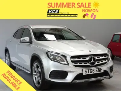 Used Mercedes GLA200 AMG Line Premium 156 HP (114 kW) 2018 Silver SUV