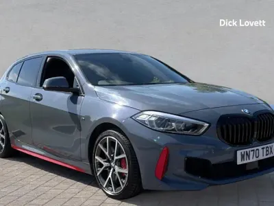 Used BMW 128 M Sport 261 HP (191 kW) 2020 Grey Hatchback