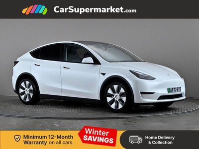 White Used 2022 Tesla Model Y Long Range AWD SUV | £23,497 (Fair price)