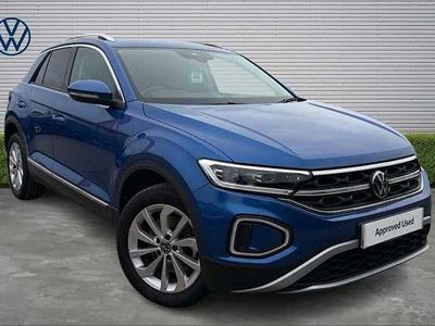 Used VW T-Roc Style 150 HP (110 kW) 2023 Blue SUV