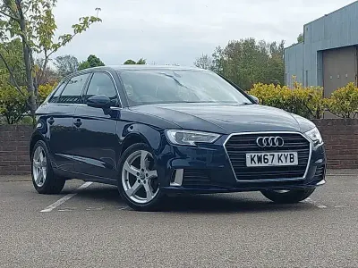 Used Audi A3 Sport 150 HP (110 kW) 2018 Blue Sedan