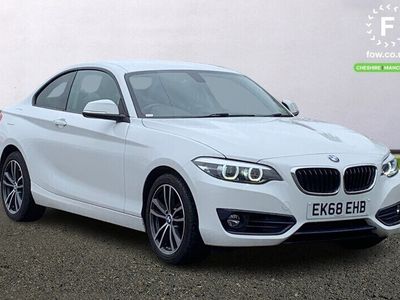 used BMW 218 2 SERIES COUPE i Sport 2dr [Nav] Step Auto [Sun Protection Glazing, Front Sports Seats, Daytime Running Lights]