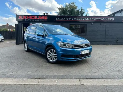 Used VW Touran Family 110 HP (80 kW) 2016 Blue MPV