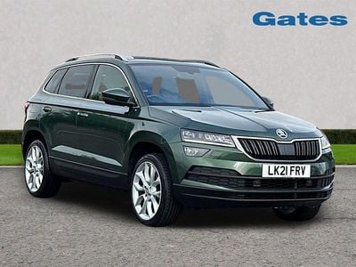 Green Used 2021 Skoda Karoq SE L SUV | £16,199 (Fair price)