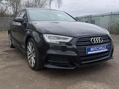 Used Audi A3 Black Edition 150 HP (110 kW) 2018 Black Sedan