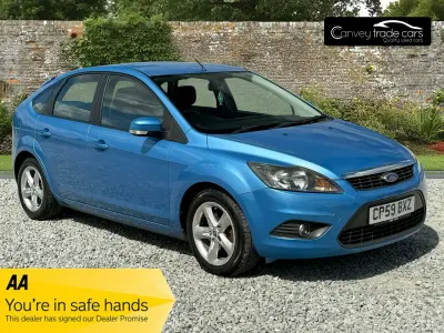 Used Ford Focus Zetec 99 HP (72 kW) 2009 Blue Hatchback