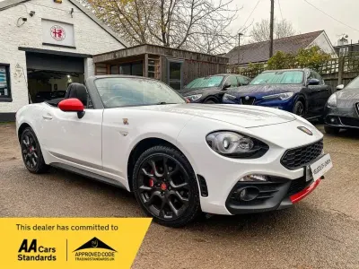 Used Abarth 124 Spider 170 HP (125 kW) 2019 White Cabriolet