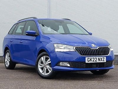 Used Skoda Fabia SE 95 HP (69 kW) 2022 Blue Hatchback