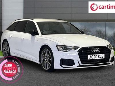 Used Audi A6 Black Edition 245 HP (180 kW) 2020 White Estate