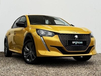 Yellow Used 2024 Peugeot e-208 Allure+ Hatchback | £15,195 (Fair price)