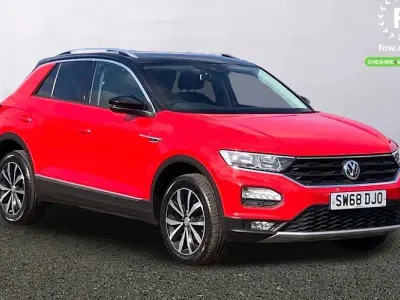 Used VW T-Roc Design 150 HP (110 kW) 2019 Red SUV