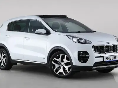 Used Kia Sportage GT-Line S 185 HP (136 kW) 2018 White SUV