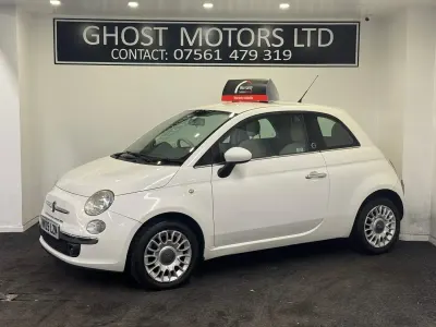 Used Fiat 500 69 HP (50 kW) 2009 White Cabriolet