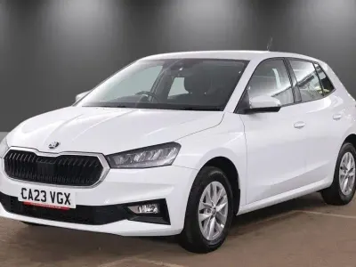 Used Skoda Fabia Comfort 95 HP (69 kW) 2023 White Hatchback