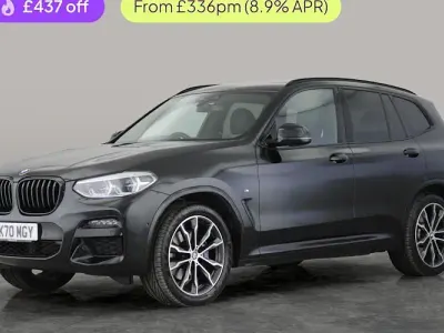 Used BMW X3 M Sport 190 HP (139 kW) 2020 Black SUV