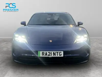 Used Porsche Taycan Performance Package 419 kW (571 HP) 2021 Blue Sedan