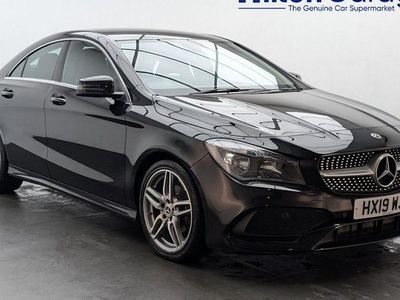 Black Used 2019 Mercedes CLA180 AMG line Sedan | £13,850 (Fair price)