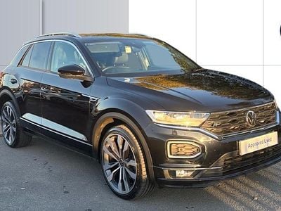 Black Used 2021 VW T-Roc R-line SUV | £22,581 (Fair price)