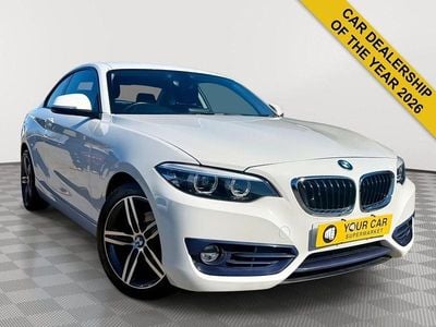 Used BMW 218 Sport Line 136 HP (100 kW) 2018 White Coupe