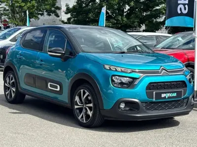 Used Citroën C3 PureTech 82 HP (60 kW) 2023 Blue Hatchback