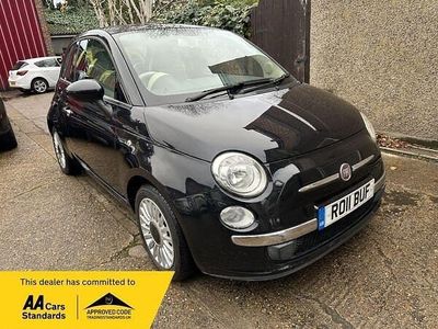 Black Used 2011 Fiat 500 Lounge Hatchback | £2,400 (Fair price)