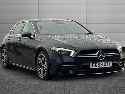 Black Used 2019 Mercedes A35 AMG Premium Plus Hatchback | £25,495 (Fair price)