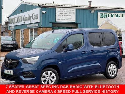 Used Vauxhall Combo S 100 HP (73 kW) 2021 Blue MPV