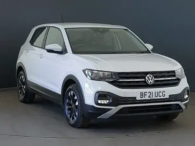 Used VW T-Cross S 95 HP (69 kW) 2021 White SUV