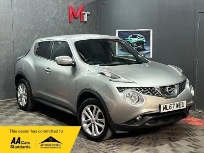 Used Nissan Juke N-Connecta 117 HP (86 kW) 2017 Silver SUV