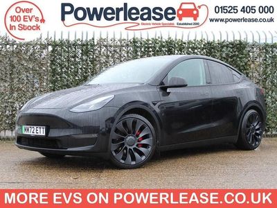 Black Used 2022 Tesla Model Y Performance SUV | £25,444 (Fair price)