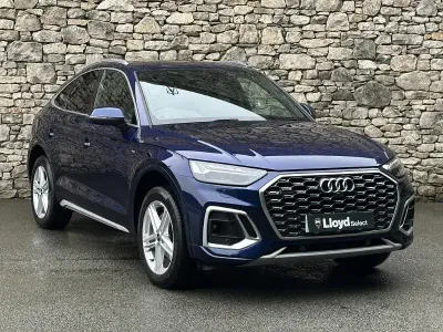 Used Audi Q5 S-Line 261 HP (191 kW) 2022 Blue SUV