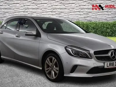 Used Mercedes A180 Premium 109 HP (80 kW) 2018 Silver Hatchback