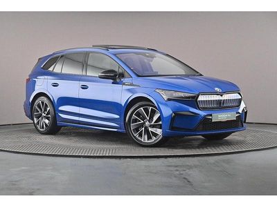 Race blue metallic Used 2023 Skoda Enyaq iV SportLine SUV | £29,443 (Fair price)