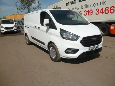 Used Ford Transit Custom Trend 105 HP (77 kW) 2020 White Van