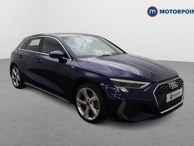 Used Audi A3 S-Line 2023 Blue Sedan