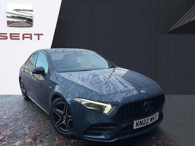 Blue Used 2022 Mercedes A200 AMG Line Premium Plus Sedan | £21,000 (Fair price)