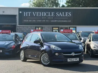 Used Vauxhall Adam Glam 87 HP (63 kW) 2013 Blue Hatchback