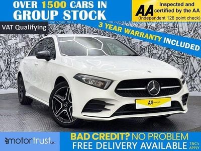 White Used 2022 Mercedes A250 AMG line Sedan | £18,795 (Super price)