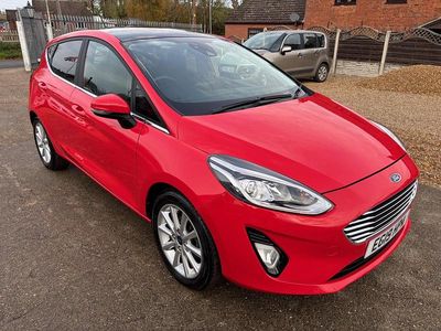 Used Ford Fiesta Titanium 2019 Red Hatchback