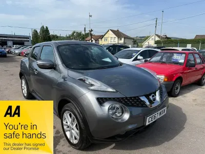 Used Nissan Juke Acenta 115 HP (84 kW) 2017 Grey SUV