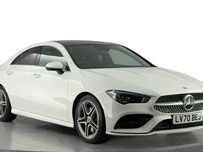 Used Mercedes CLA250 AMG Line Premium Plus 224 HP (164 kW) 2020 White Sedan