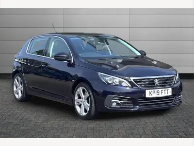 Used Peugeot 308 Allure 130 HP (95 kW) 2019 Blue Hatchback