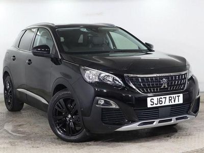 Black Used 2017 Peugeot 3008 Allure SUV | £10,275 (A bit pricey)