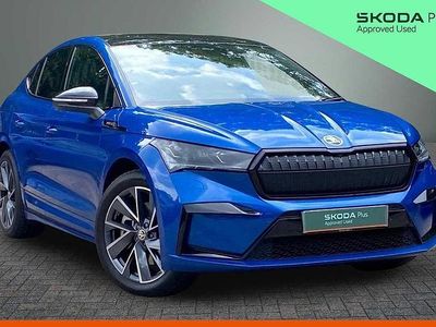 Used Skoda Enyaq iV SportlinePlus 210 kW (286 HP) 2025 Blue SUV
