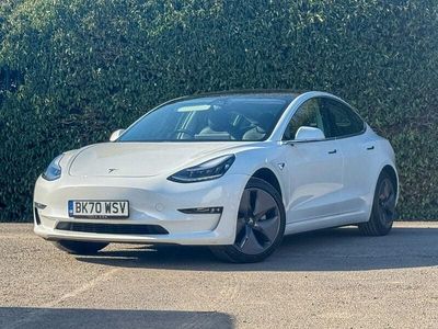 Used Tesla Model 3 Long Range AWD 366 kW (498 HP) 2020 White Sedan